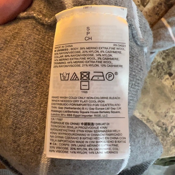 Banana Republic Filpucci Crewneck Sweater Fine Italian Yarn cashmere/Wool blend - Picture 6 of 9